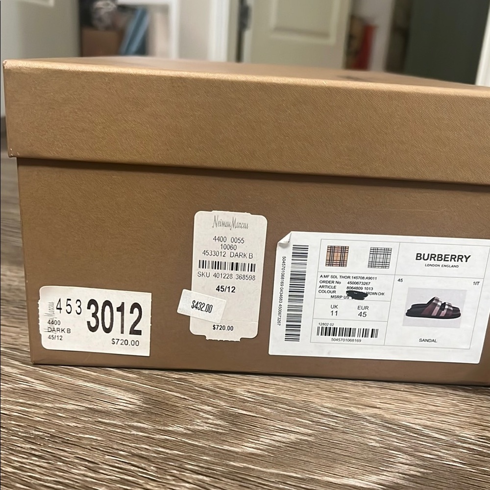 Burberry Black and Brown Sandals - Picture 3 of 6